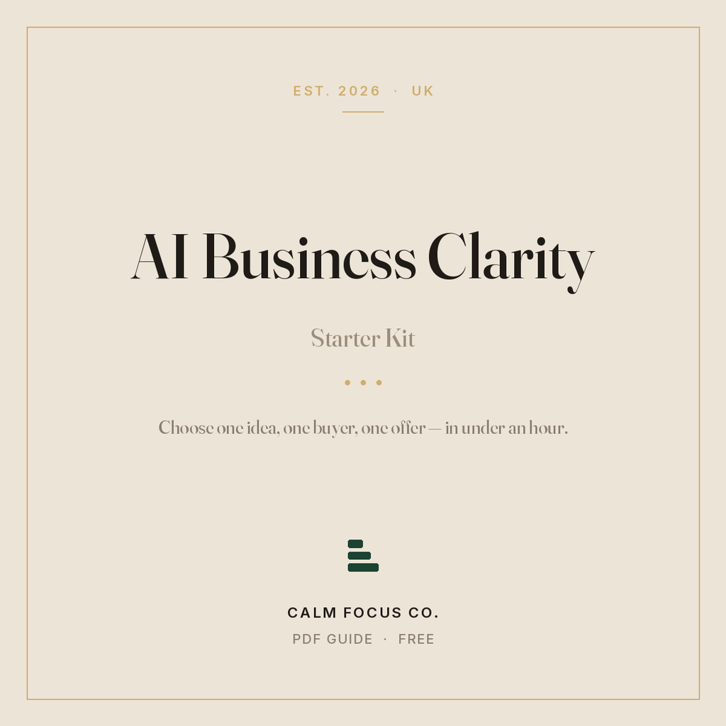 AI Business Clarity Starter Kit cover