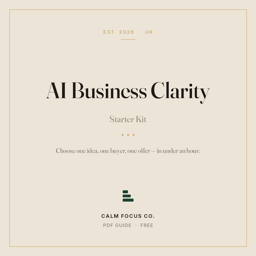 AI Business Clarity Starter Kit cover
