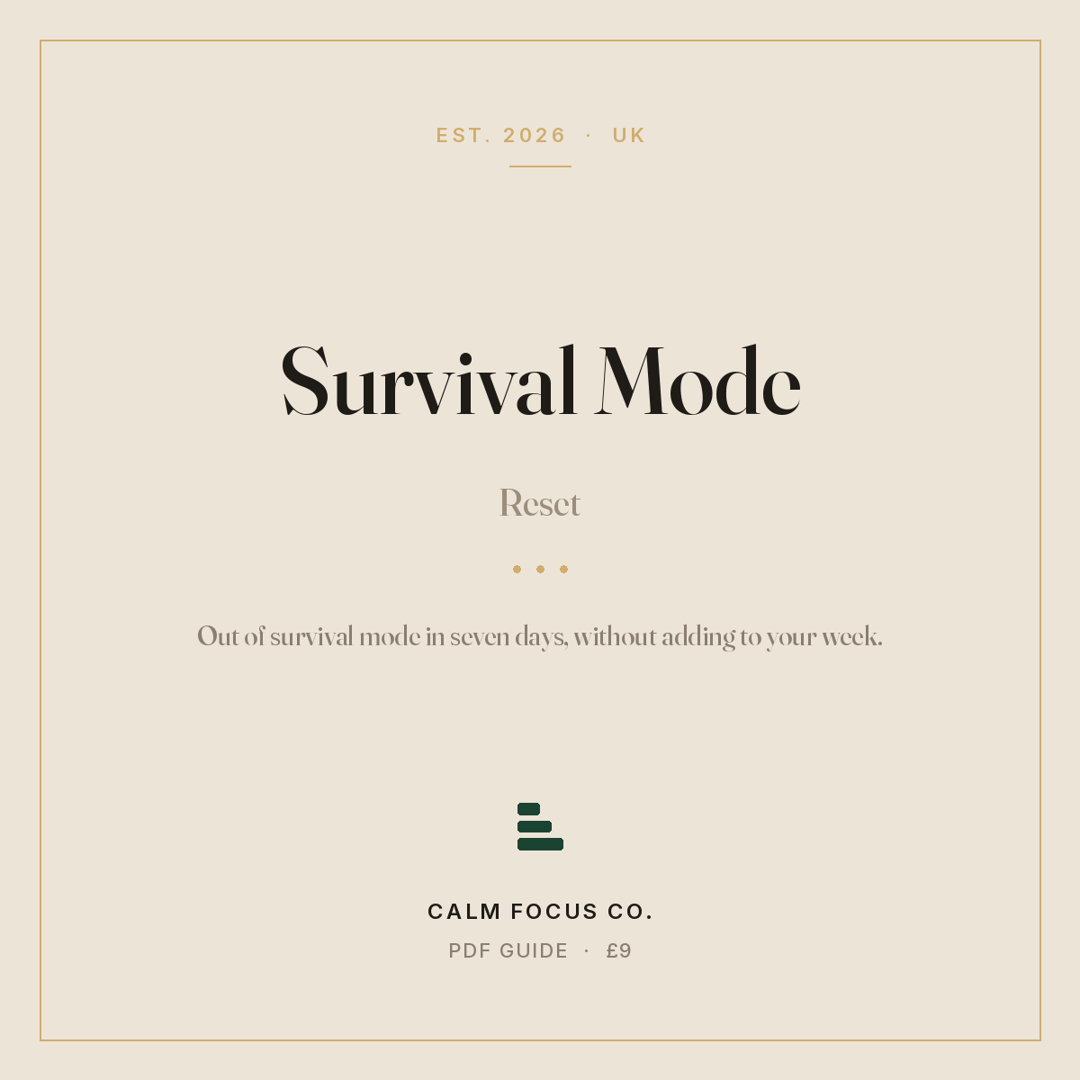 Survival Mode Reset cover