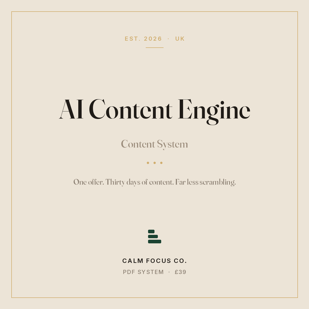 AI Content Engine cover