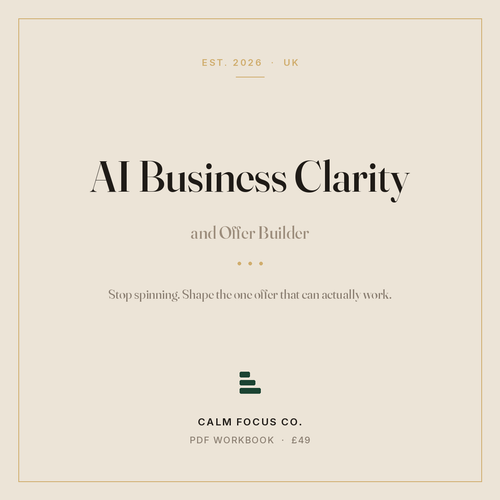 AI Business Clarity & Offer Builder cover